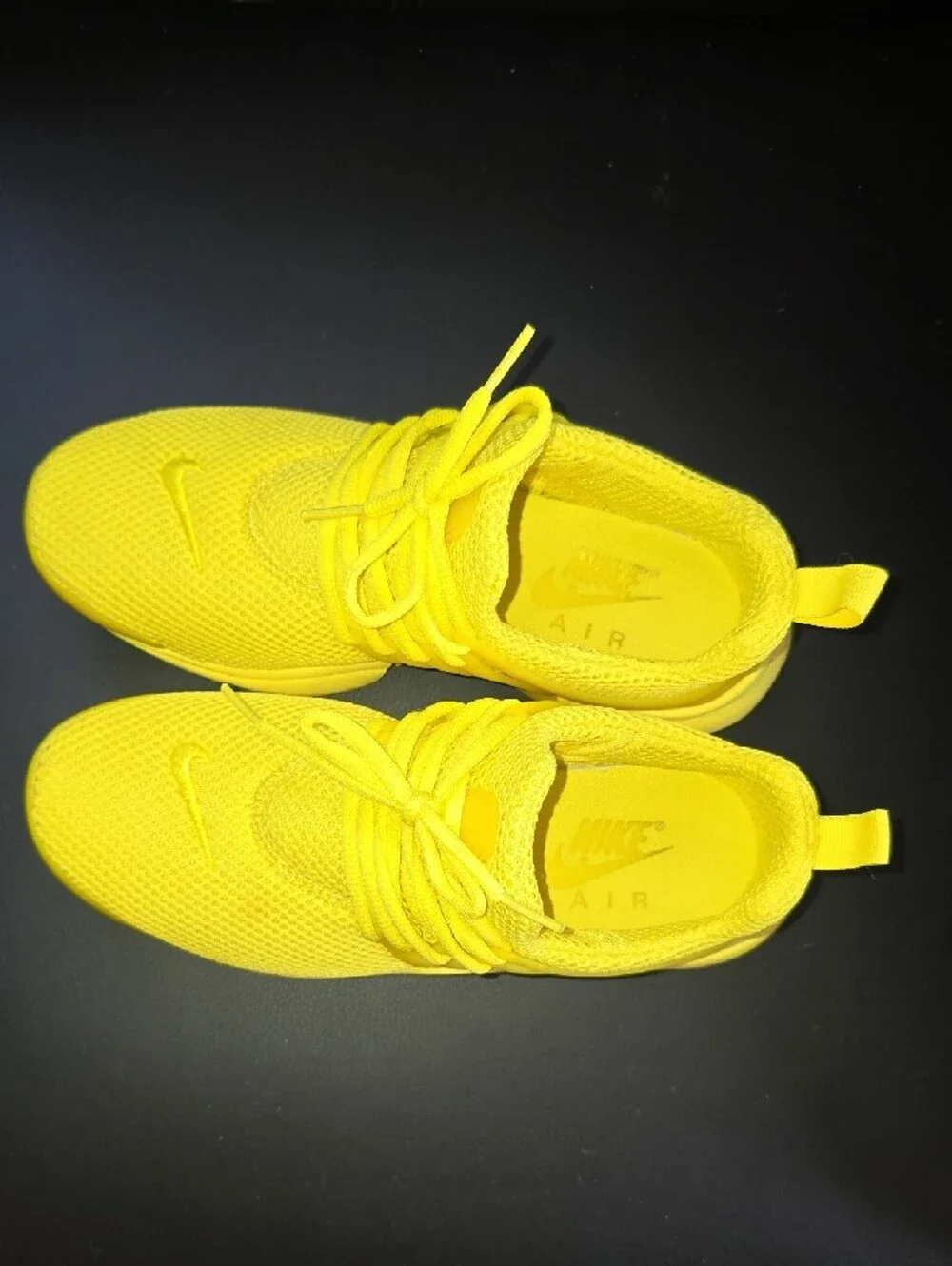 Nike Yellow Mesh Running Sneakers